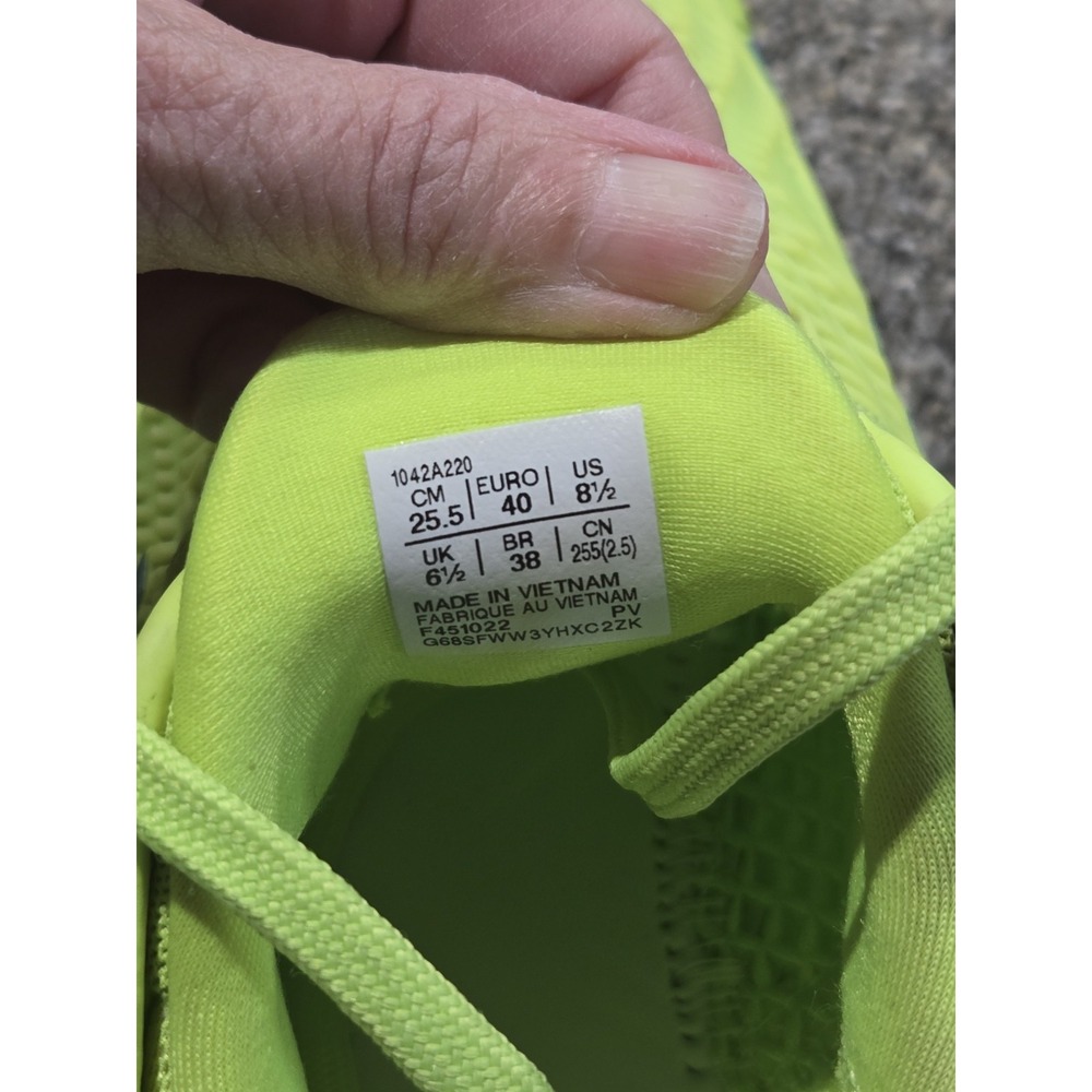 Women's Asics Court FF 3 - SIZE 7.5 - 1042A220-300 Hazard Reborn Blue Hard Court - Picture 10 of 12